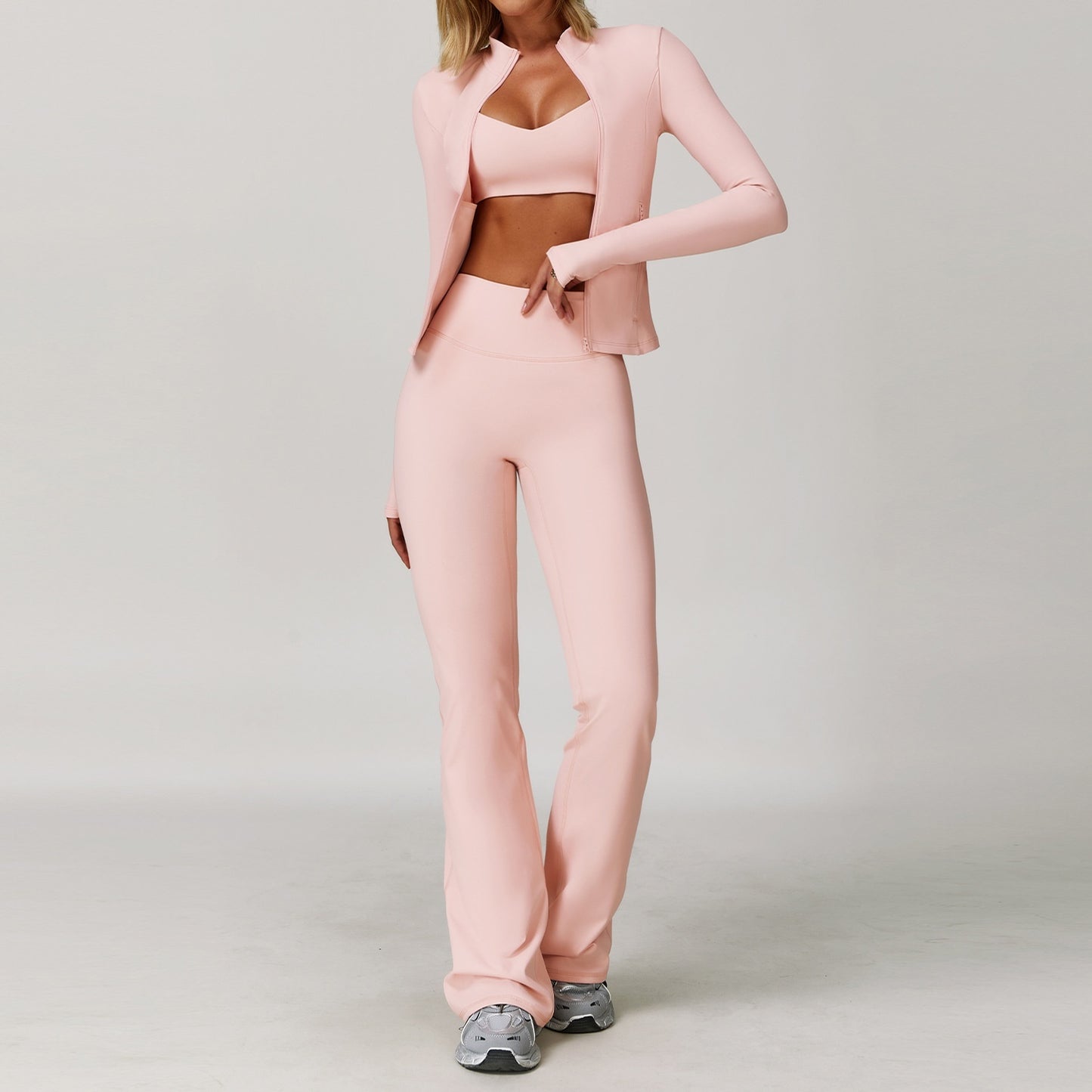 Tight Quick-drying Fitness Yoga Outdoor Running Sports Three-piece Suit