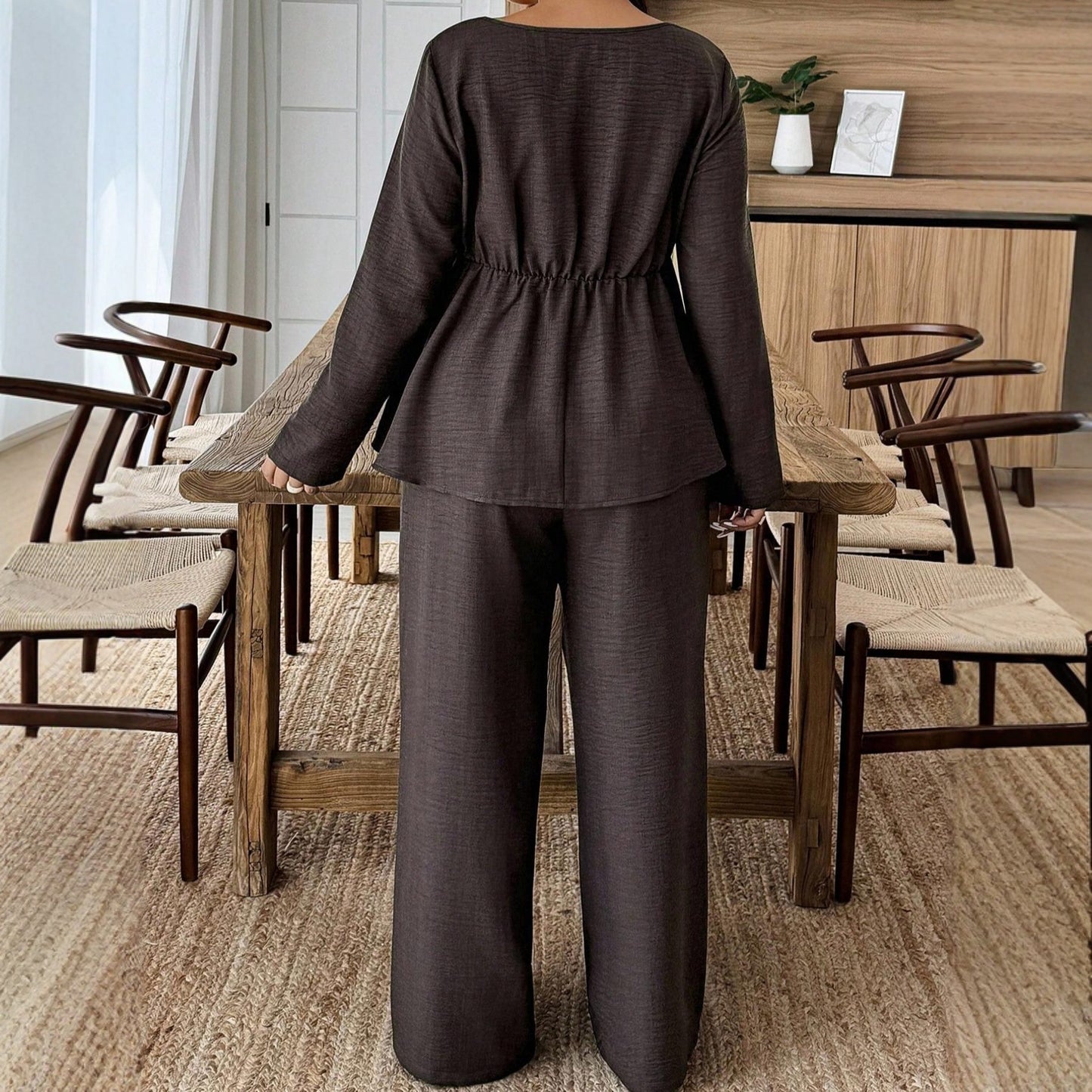 European And American Plus Size Women's Clothes Suit Square Collar