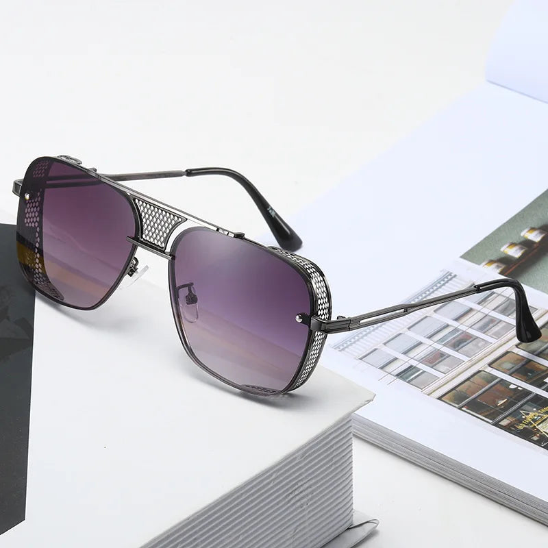 Luxe vierkante zonnebril