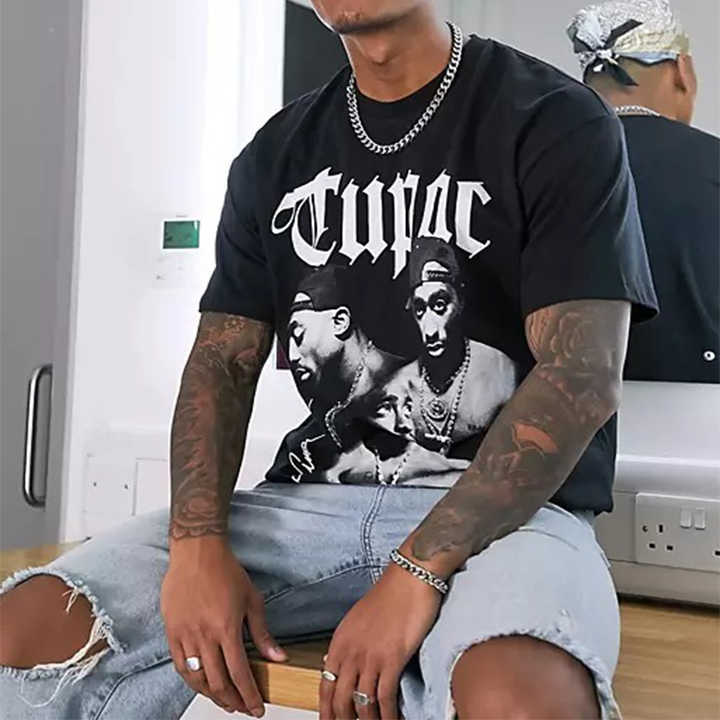 Tupac T-shirt "All Eyez On Me