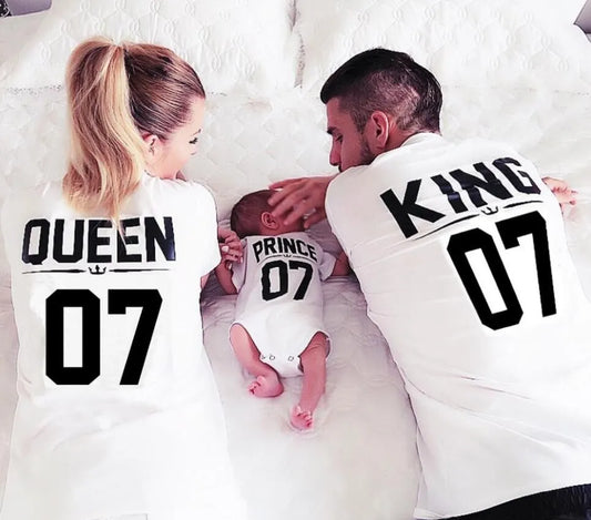 T-shirt Koning 07 Koningin 07 Prinses