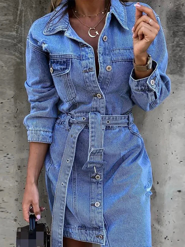 Denim Jurk